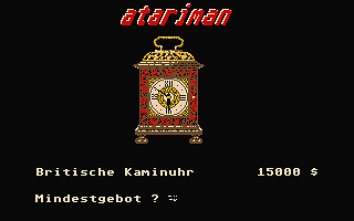 Grosse Kunstauktion (Der) atari screenshot